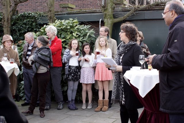 Eerste Steenlegging Hofkas 2014