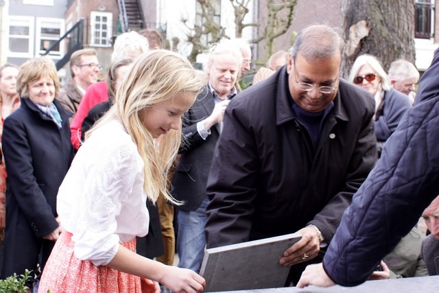 Eerste Steenlegging Hofkas 2014