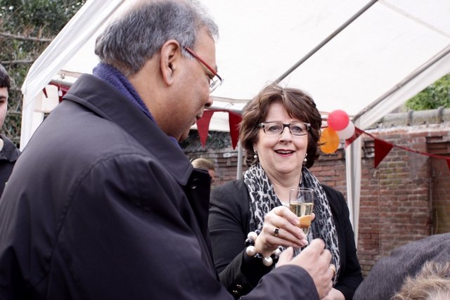 Eerste Steenlegging Hofkas 2014