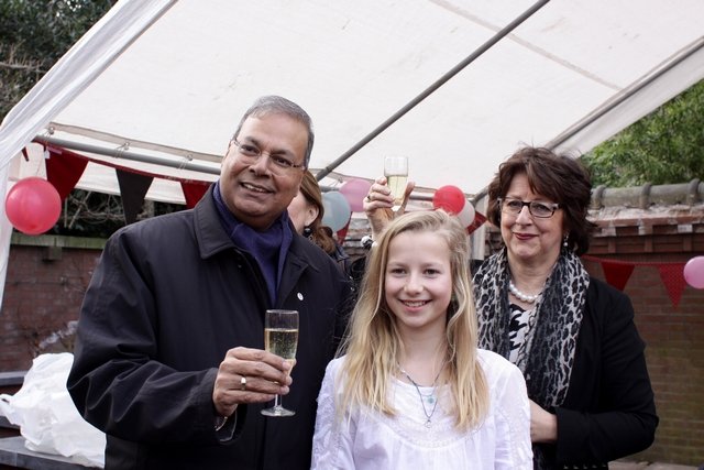 Eerste Steenlegging Hofkas 2014