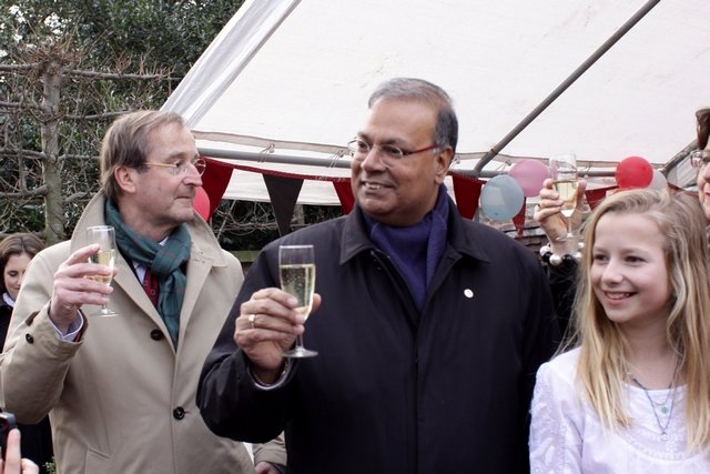 Eerste Steenlegging Hofkas 2014