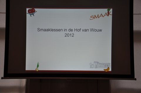 Week van de Smaak 2012 - Smaaklessen